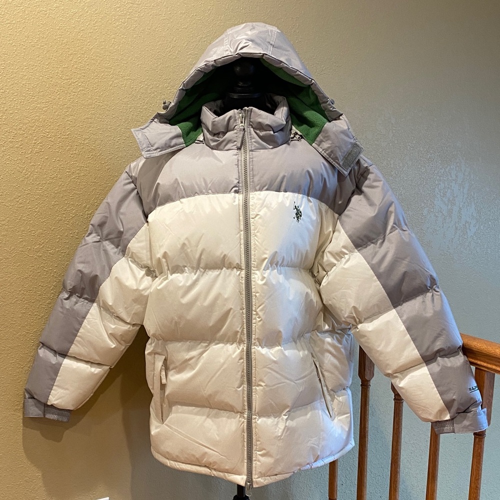 US Polo Assn Men's Puffer, XL